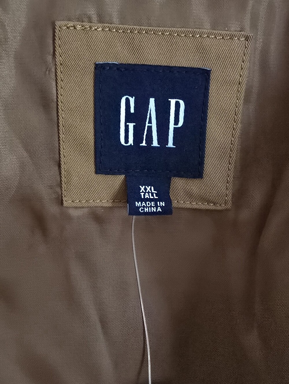 GAP Brown Asymmetrical Short Trench Jacket | XXL T NWT - Picture 4 of 16